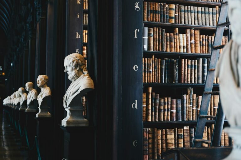 Law books on a shelf
