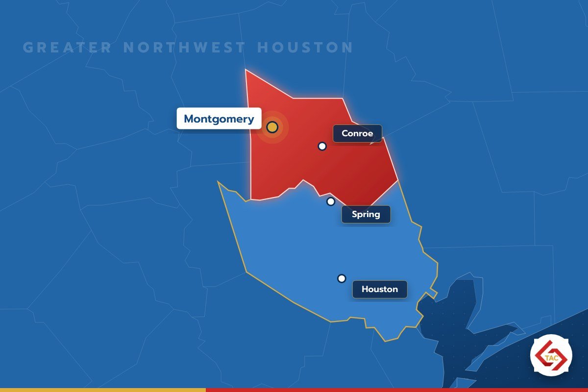 Map – Greater Northwest Houston, Montgomery County