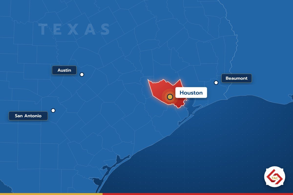 Map – Houston, Texas