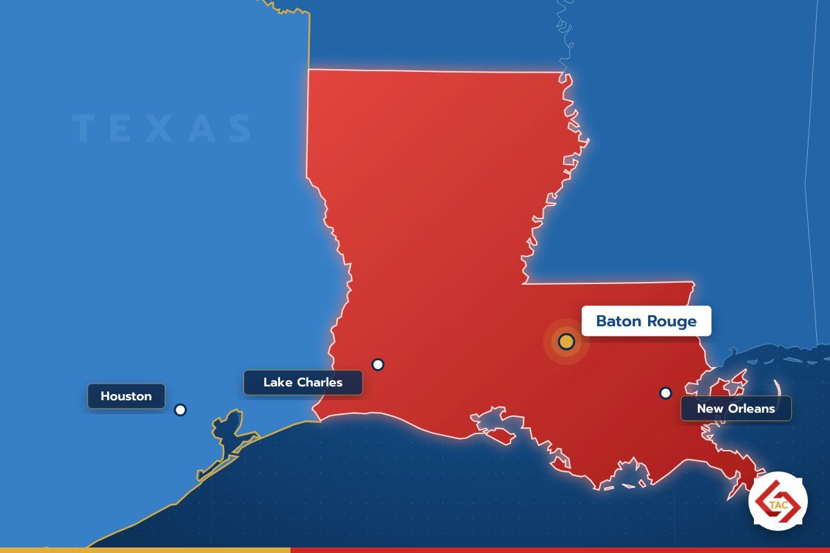 Map – Louisiana