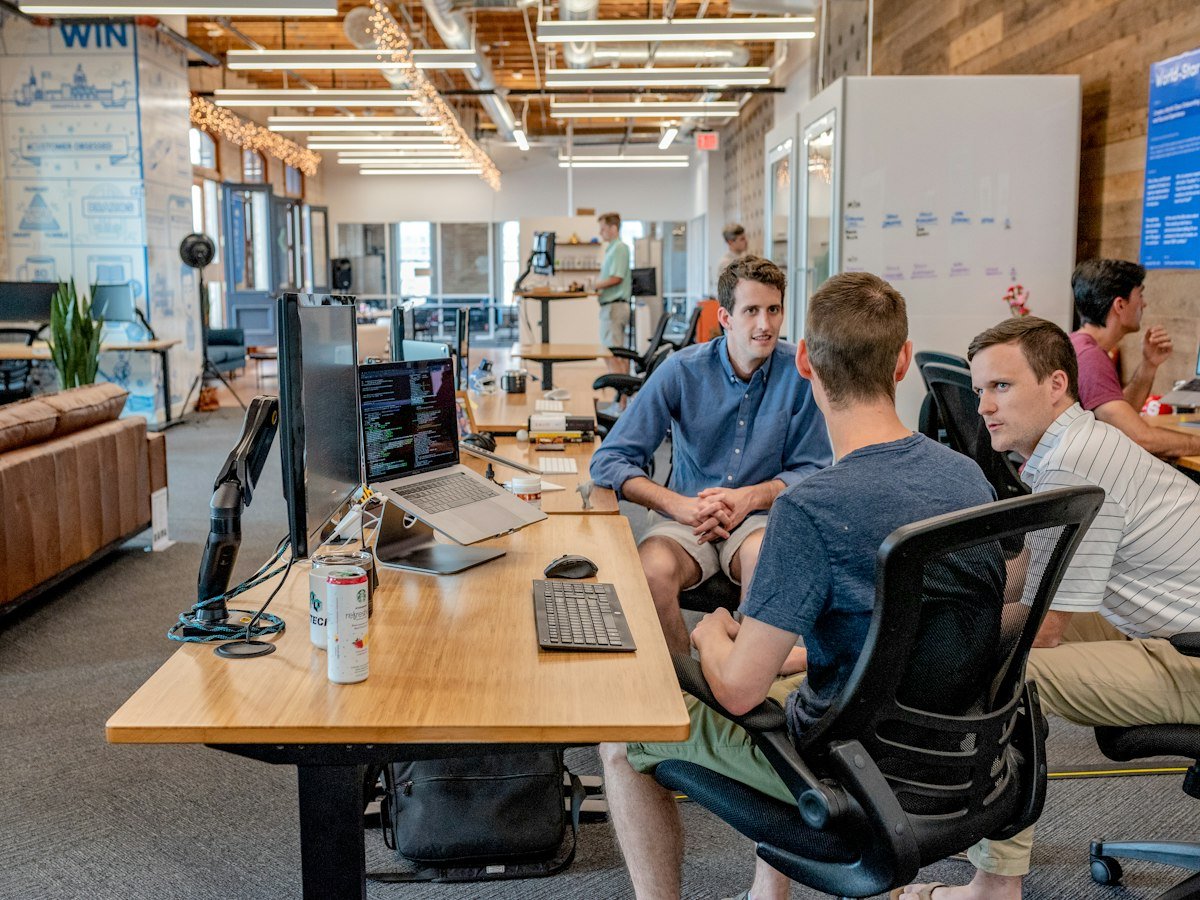 Office team at work